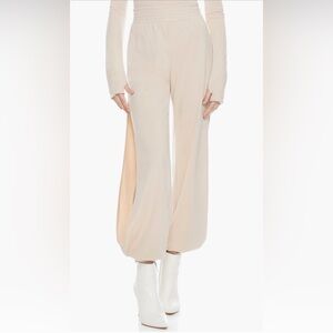 Alice and Olivia Miami side slit jogger
